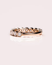 1.00 TCW Round Cut Lab Grown Diamond Wedding Band Gift For Her Mapple Gems